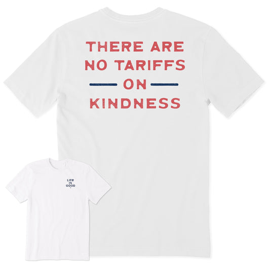 Men's No Tariffs on Kindness Stacked Short Sleeve Crusher Tee