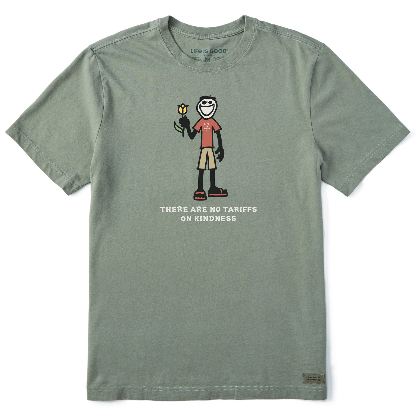 Men's No Tariffs on Kindness Jake Short Sleeve Crusher Tee