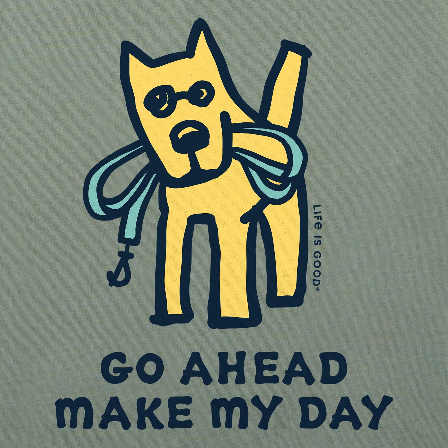 Women's Go Ahead Make My Day Short Sleeve Crusher Tee