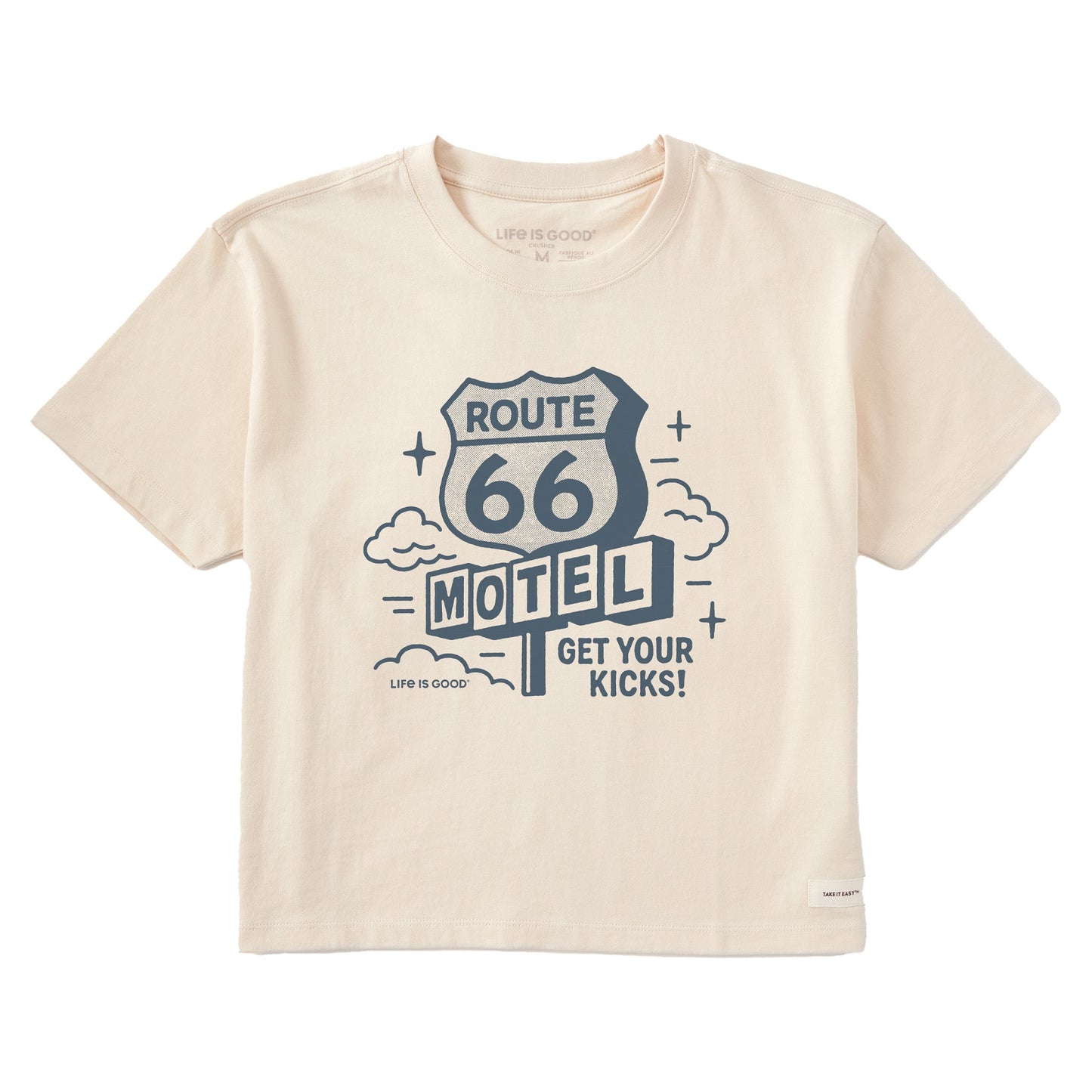 Women's Route 66 Short Sleeve Crusher Boxy Tee