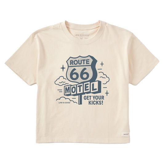 Women's Route 66 Short Sleeve Crusher Boxy Tee