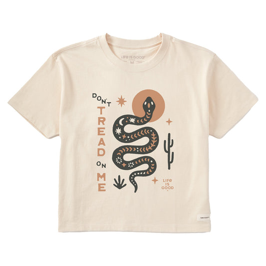 Women's Don't Tread on Me Short Sleeve Crusher Boxy Tee