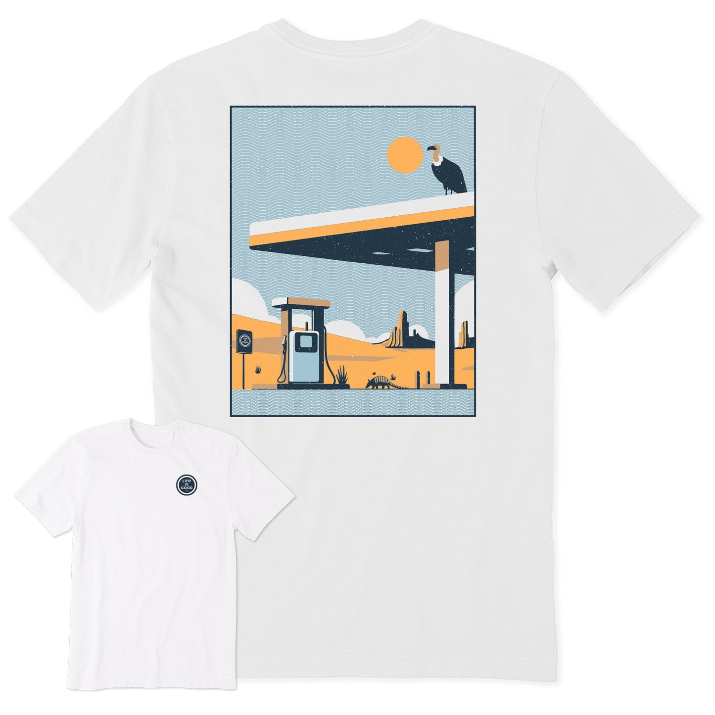 Men's Lonely Gas Station Short Sleeve Tee