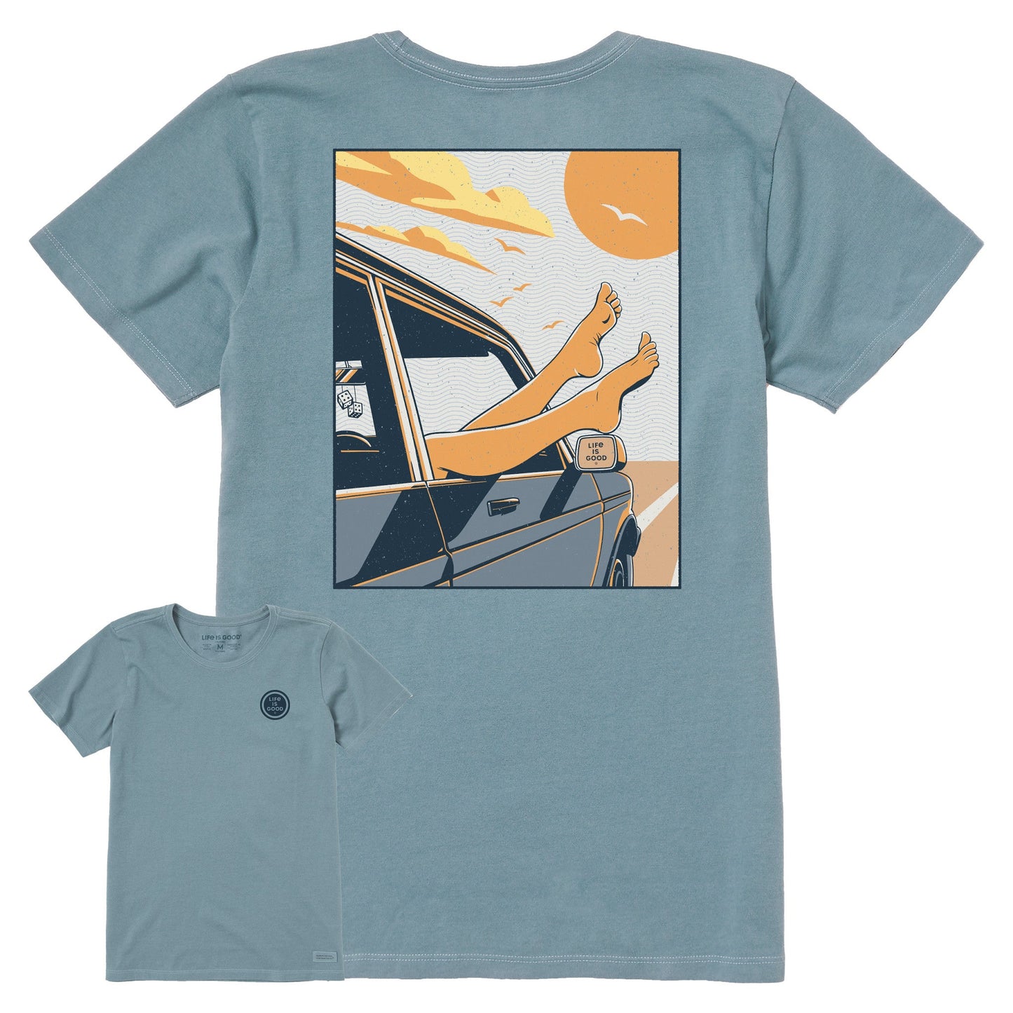 Women's That Road Trip Feeling Short Sleeve Crusher Tee