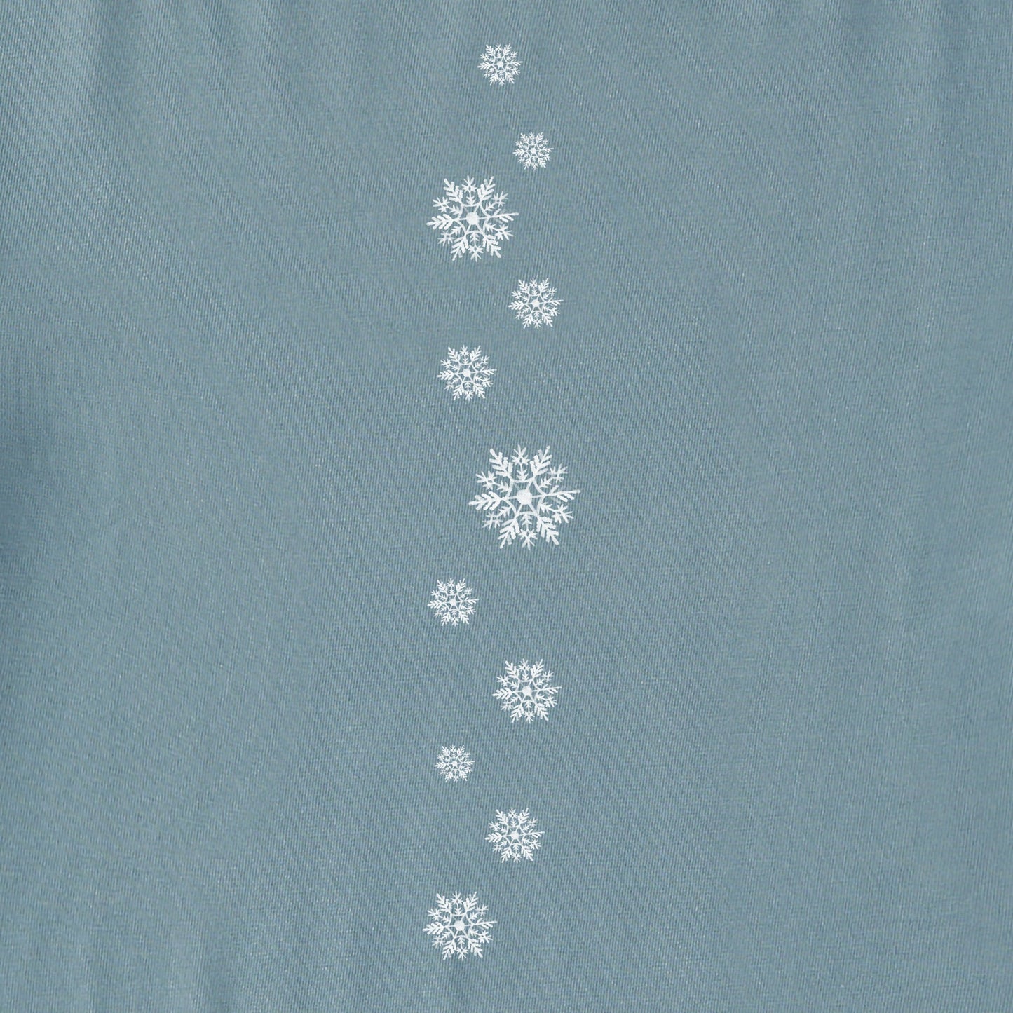 Women's Watercolor Snowflake Long Sleeve Crusher Tee