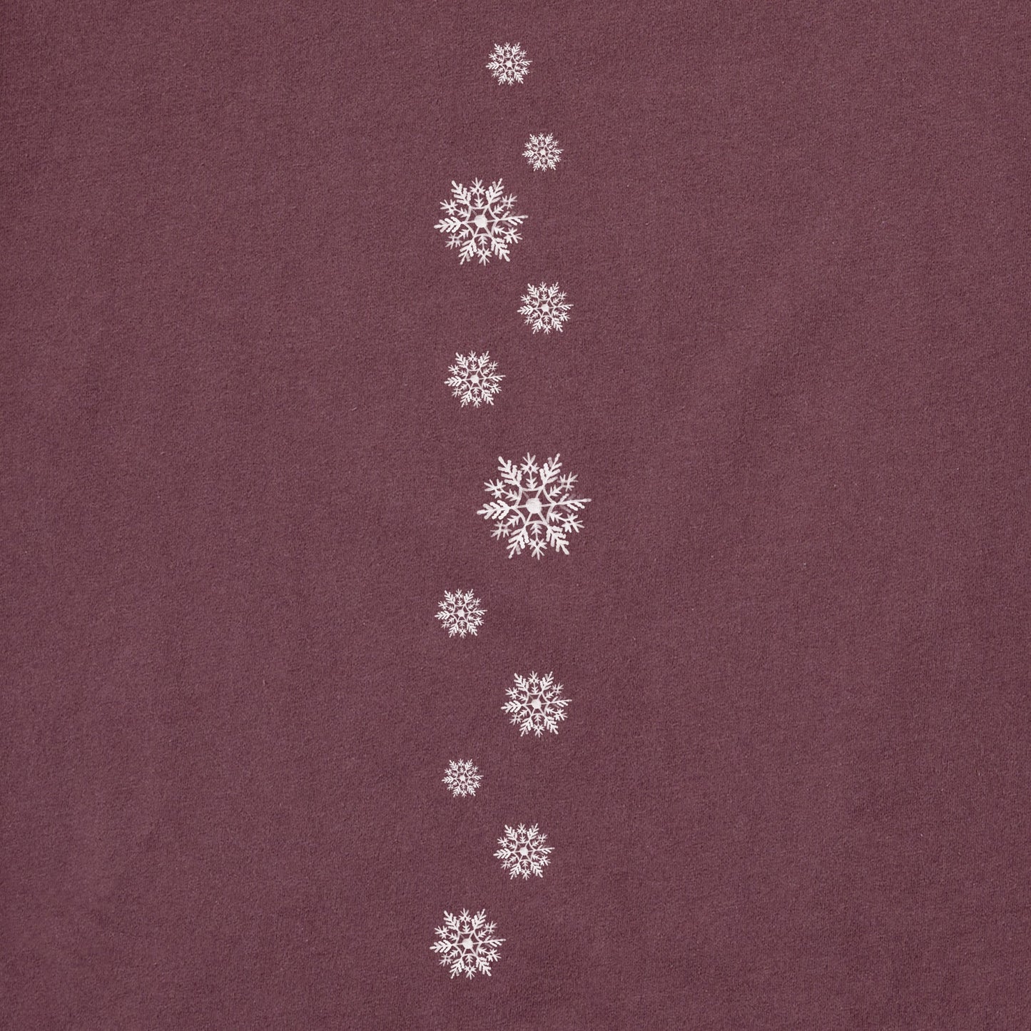 Women's Watercolor Snowflake Long Sleeve Crusher Tee