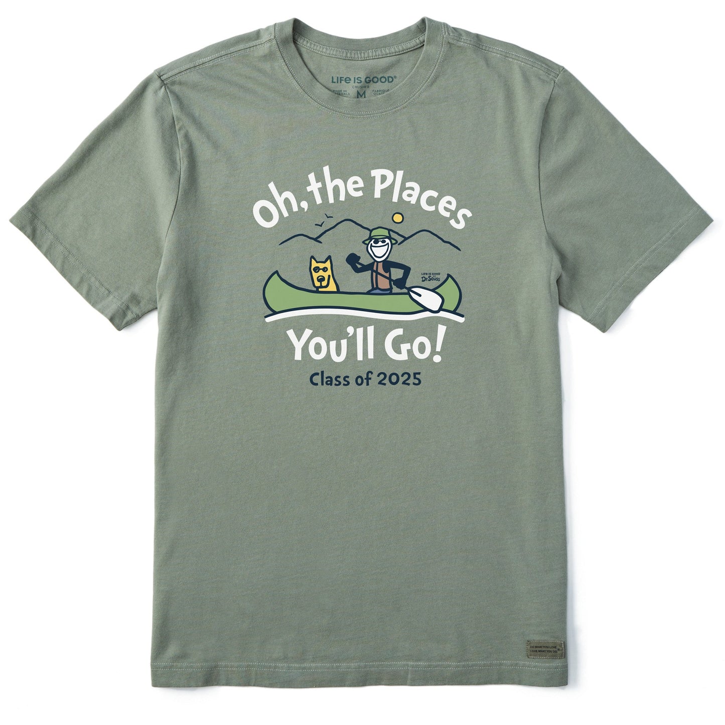 Men's Oh the Places You'll Go in a Canoe 2025 Short Sleeve Tee