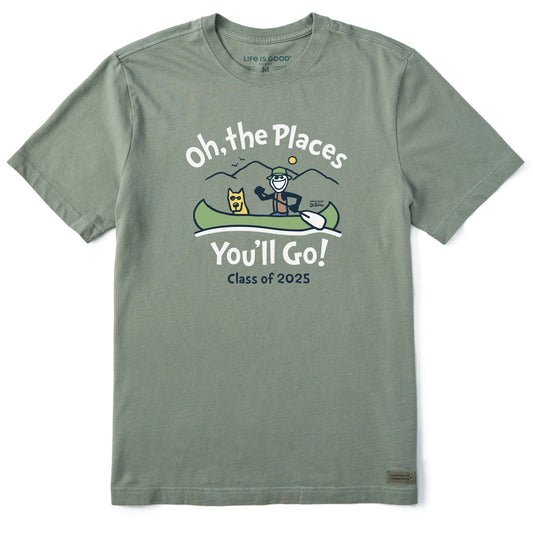 Men's Oh the Places You'll Go in a Canoe 2025 Short Sleeve Tee
