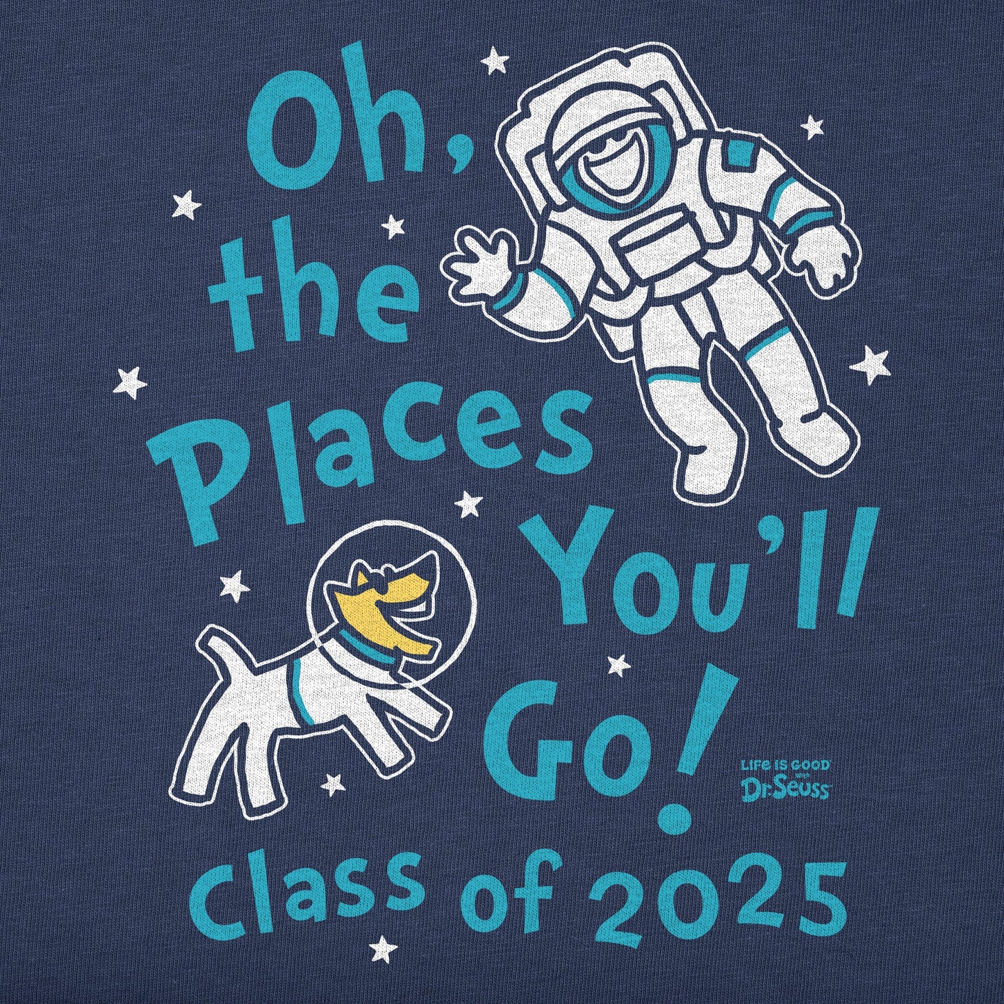 Men's Oh the Places You'll Go in Space 2025 Short Sleeve Tee