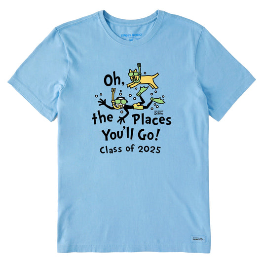 Men's Oh the Places You'll Go Underwater 2025 Short Sleeve Tee