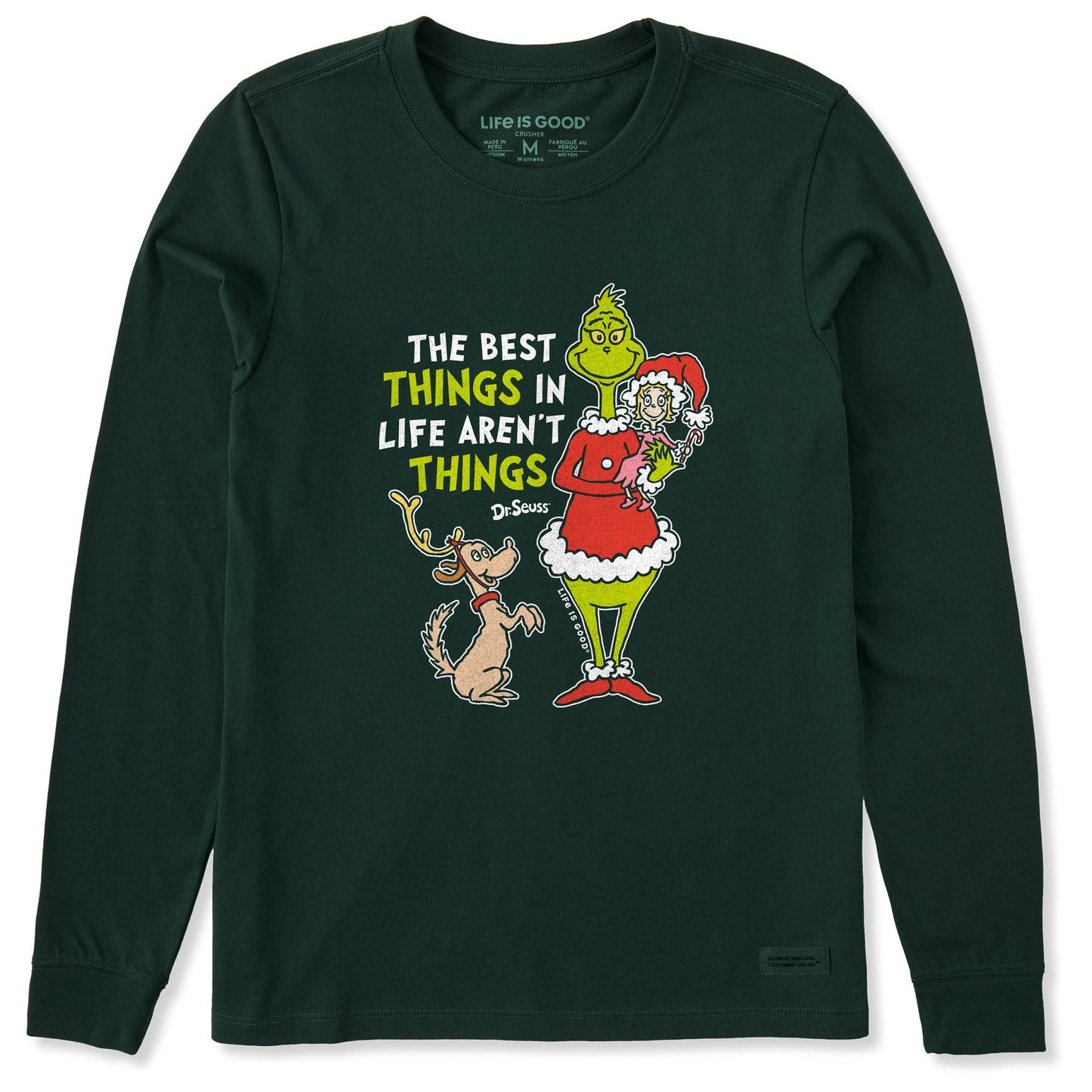 Women's The Best Things Grinch Long Sleeve Crusher Tee