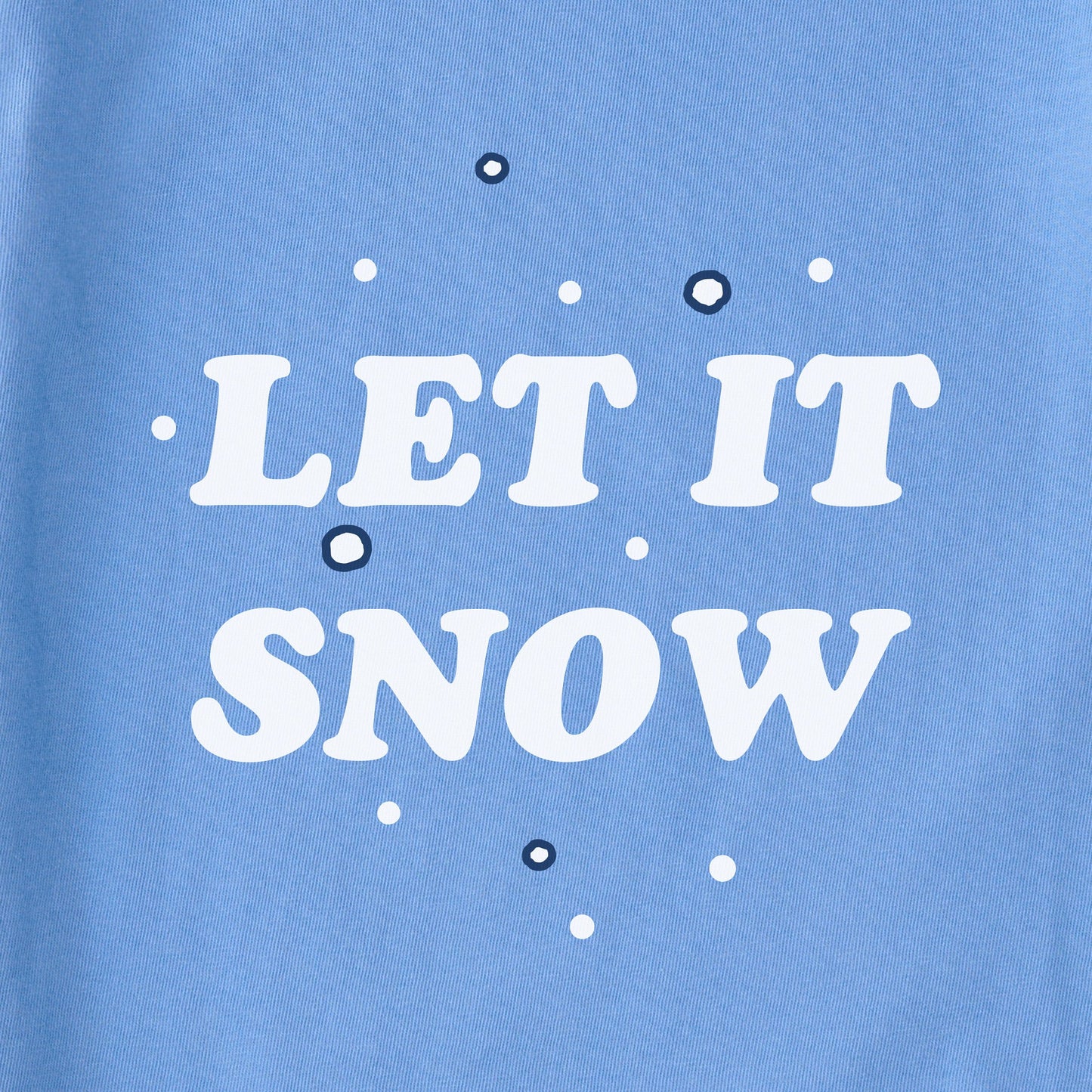 Kids Willie Let it Snow Long Sleeve Crusher Tee