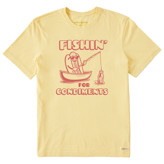 Men's Fishin' for Condiments Short Sleeve Tee