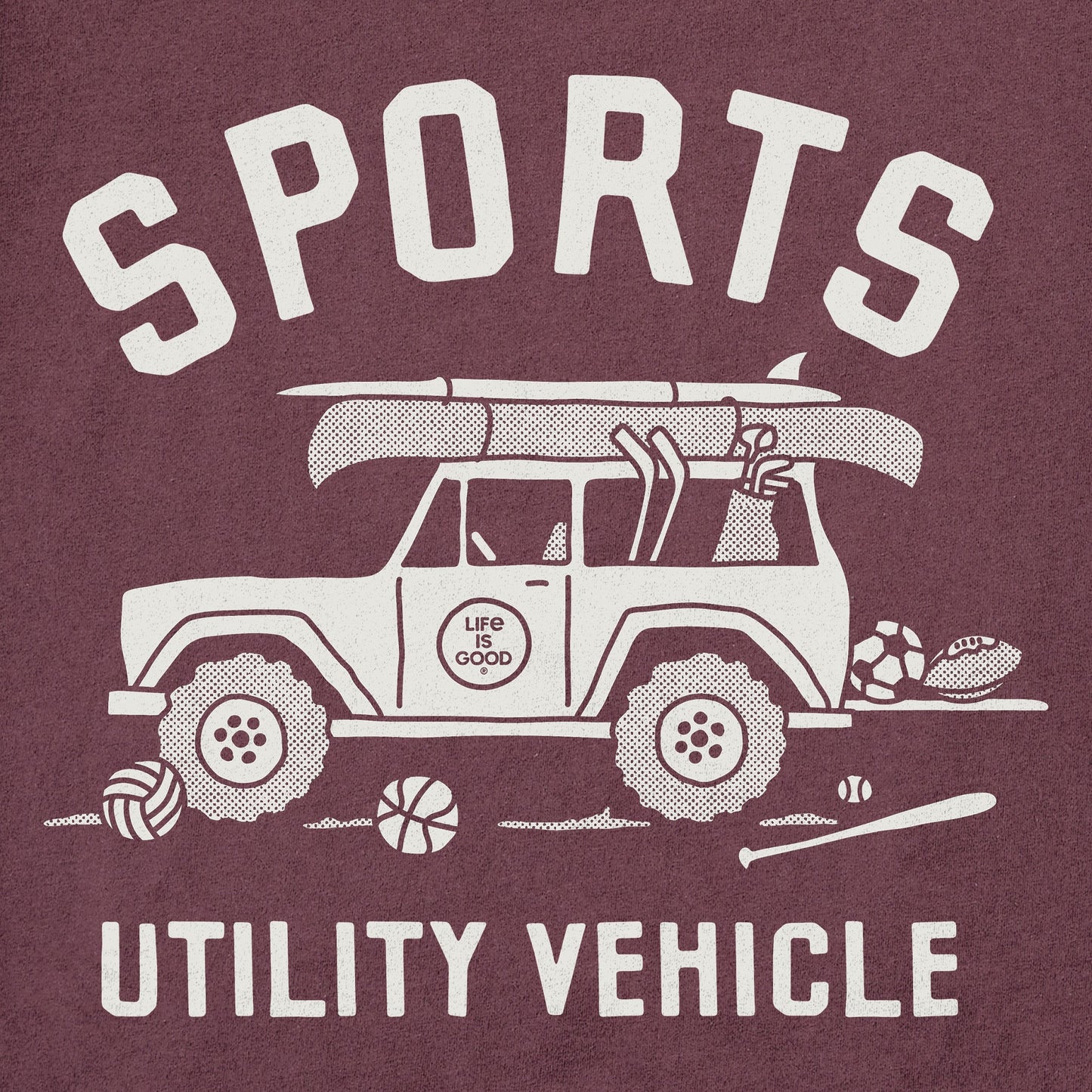 Men's Sports Utility Vehicle Short Sleeve Crusher Tee