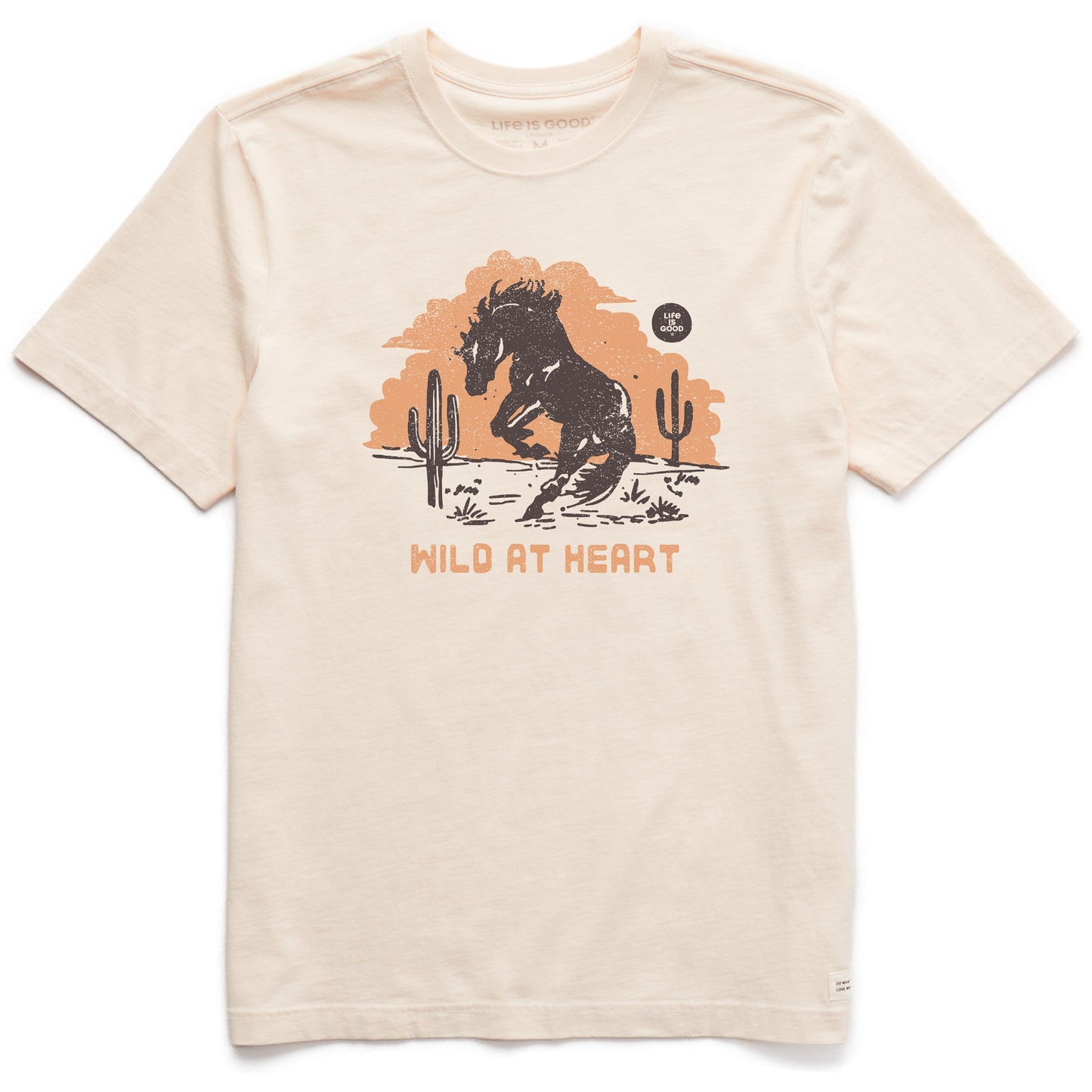 Men's Wild at Heart Mustang Short Sleeve Crusher Tee