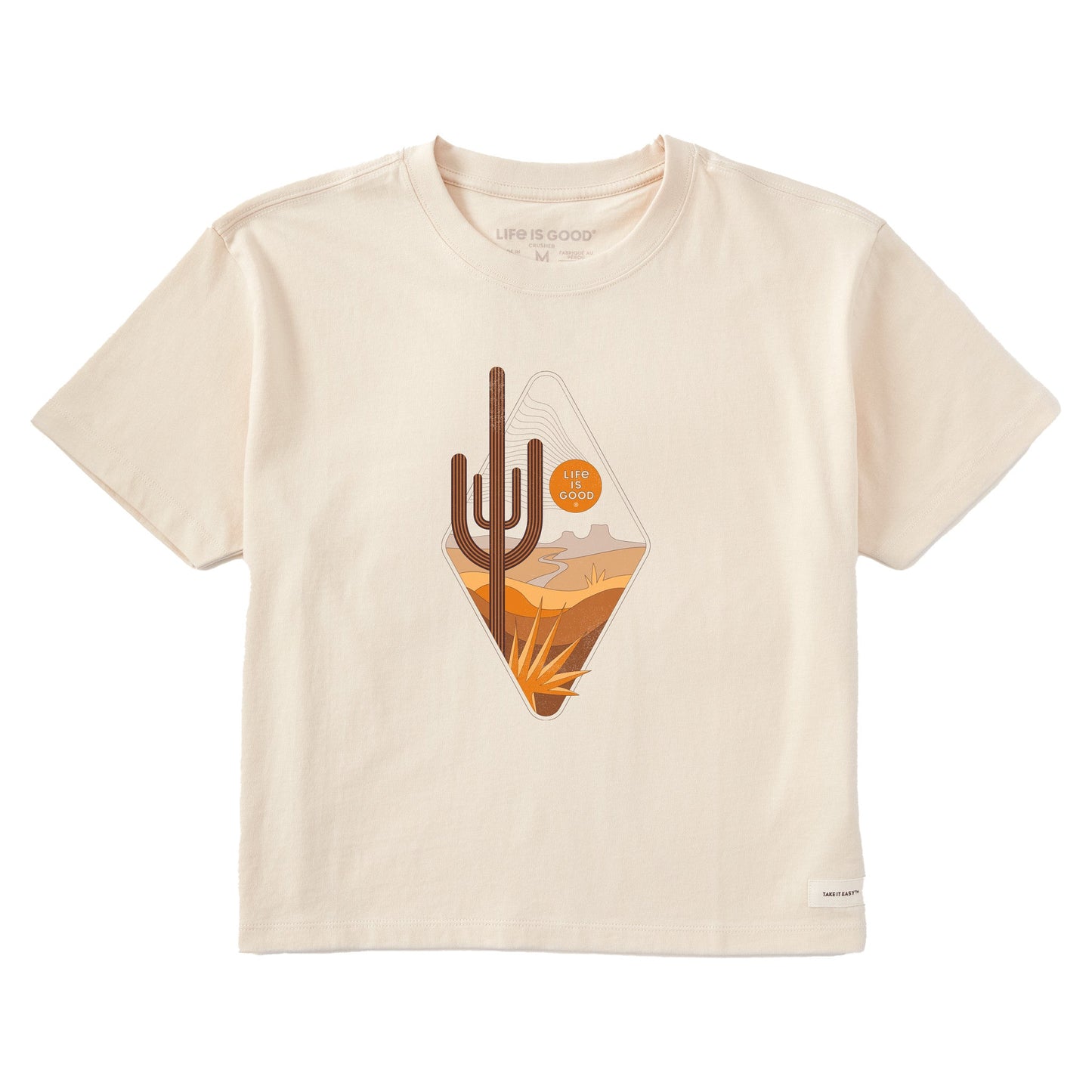 Women's Desert Diamond Short Sleeve Crusher Boxy Tee