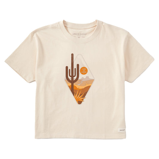 Women's Desert Diamond Short Sleeve Crusher Boxy Tee