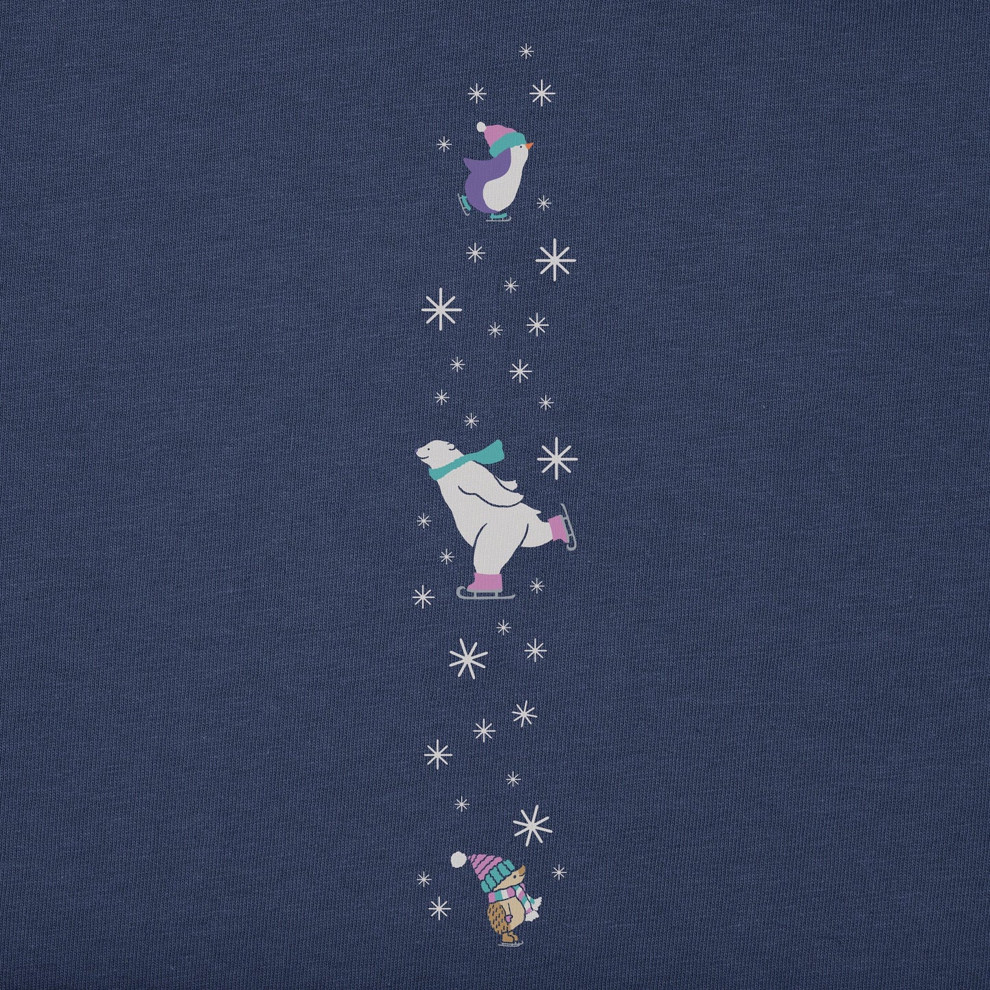 Toddler Ice Skating Cuties Long Sleeve Crusher Tee