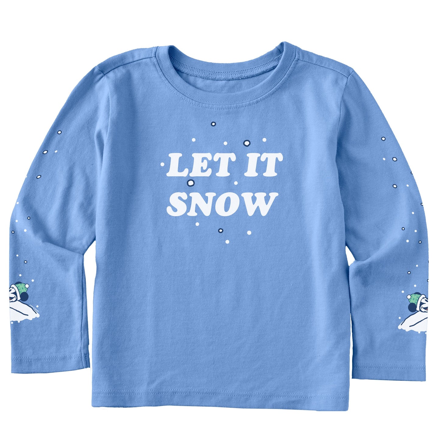 Toddler Willie Let it Snow Long Sleeve Crusher Tee