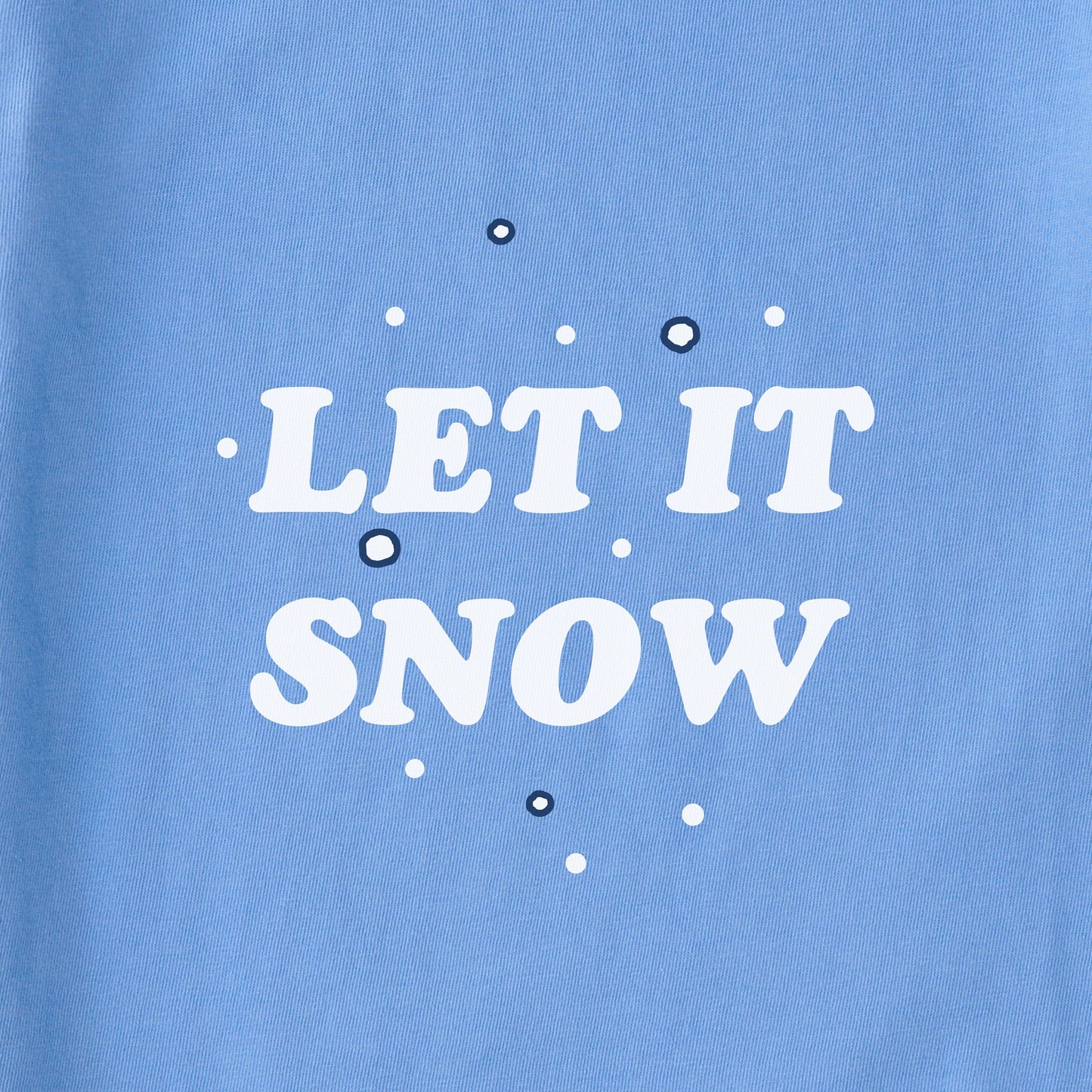 Toddler Willie Let it Snow Long Sleeve Crusher Tee