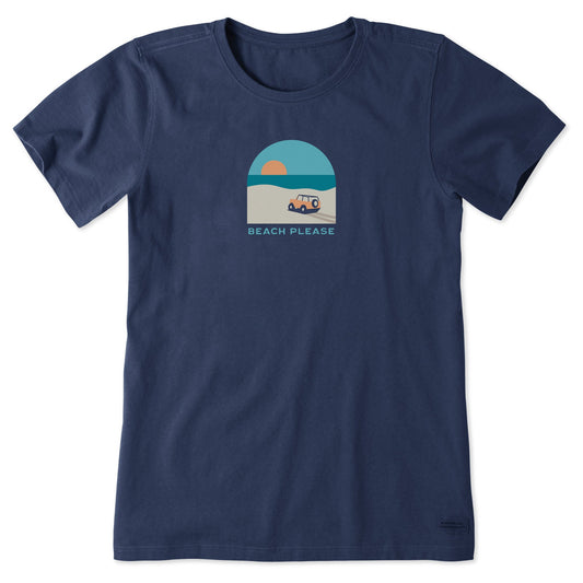 Women's Beach Please Truck Short Sleeve Tee