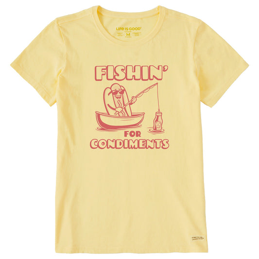 Women's Fishin' for Condiments Short Sleeve Tee