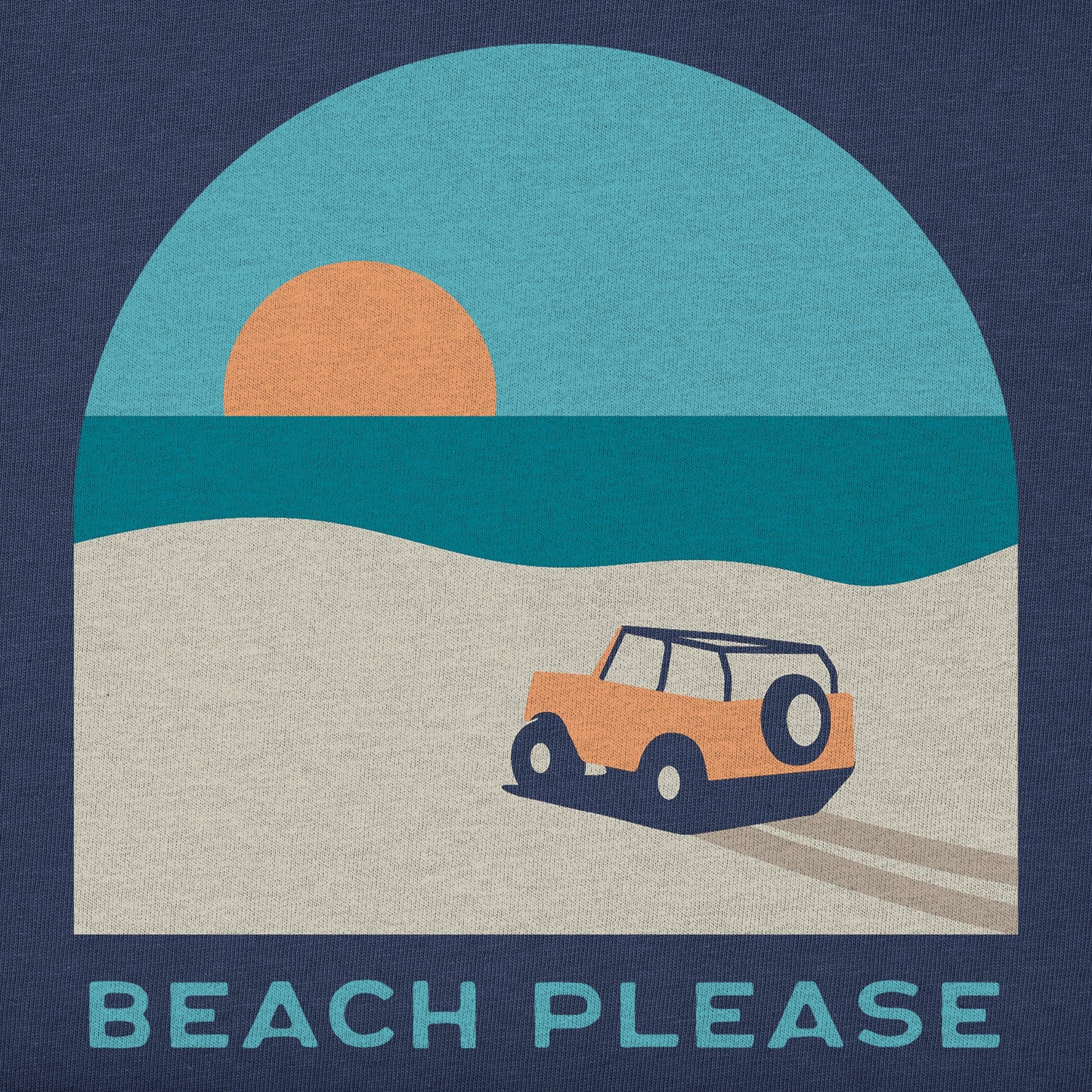 Women's Beach Please Truck Short Sleeve Tee
