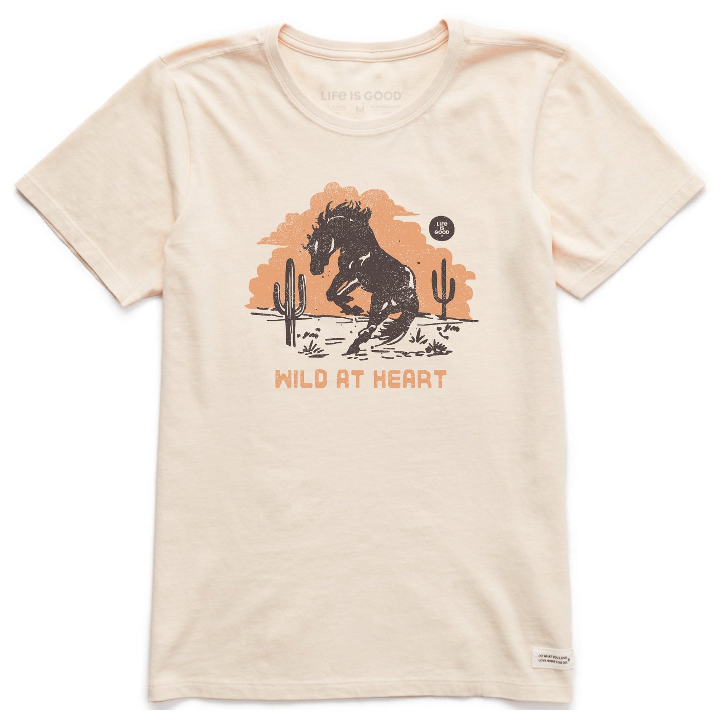 Women's Wild at Heart Mustang Short Sleeve Crusher Tee