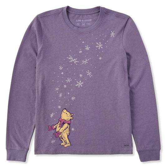 Women's Winnie Snowfall Long Sleeve Crusher Tee