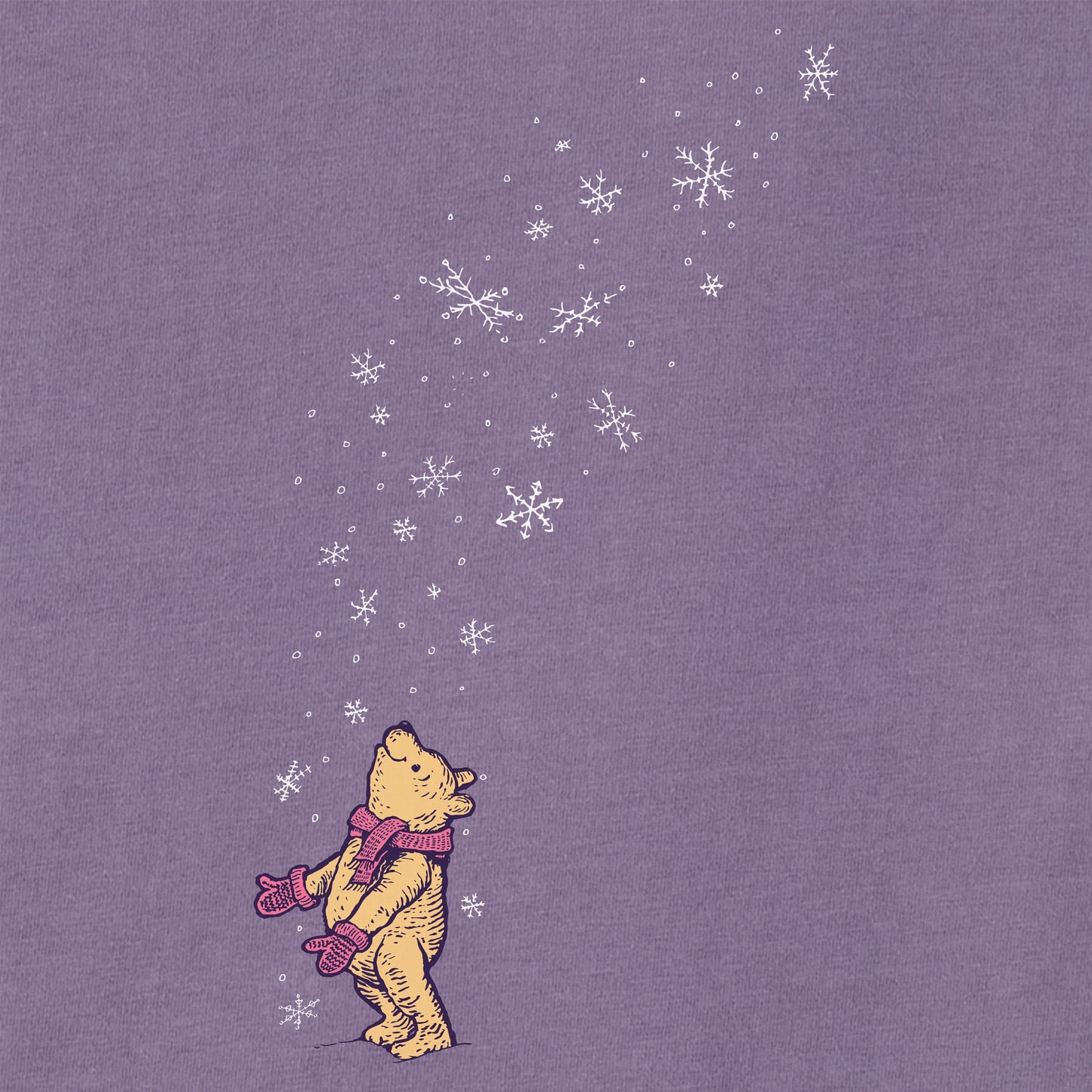 Women's Winnie Snowfall Long Sleeve Crusher Tee