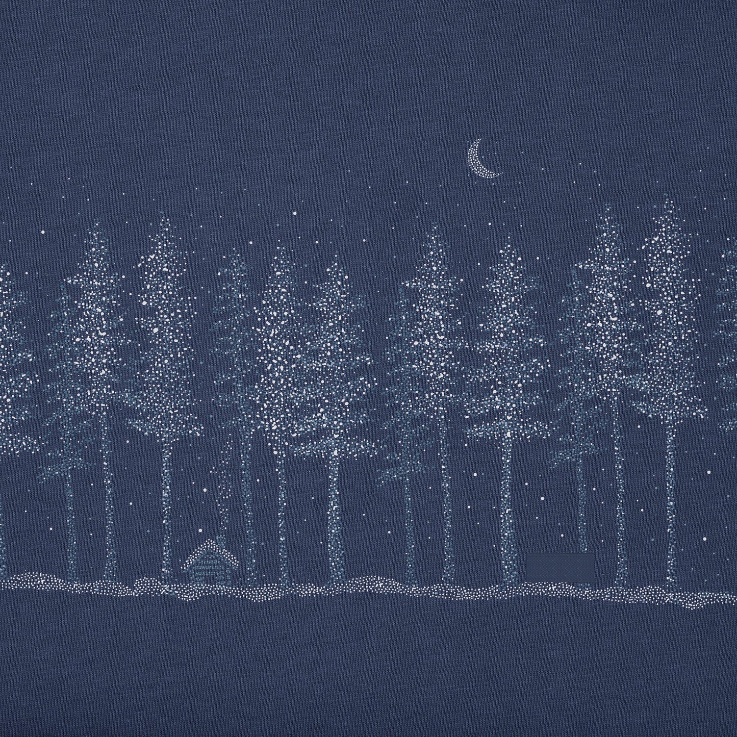 Women's Sparkle Winter Cabin Long Sleeve Crusher Tee