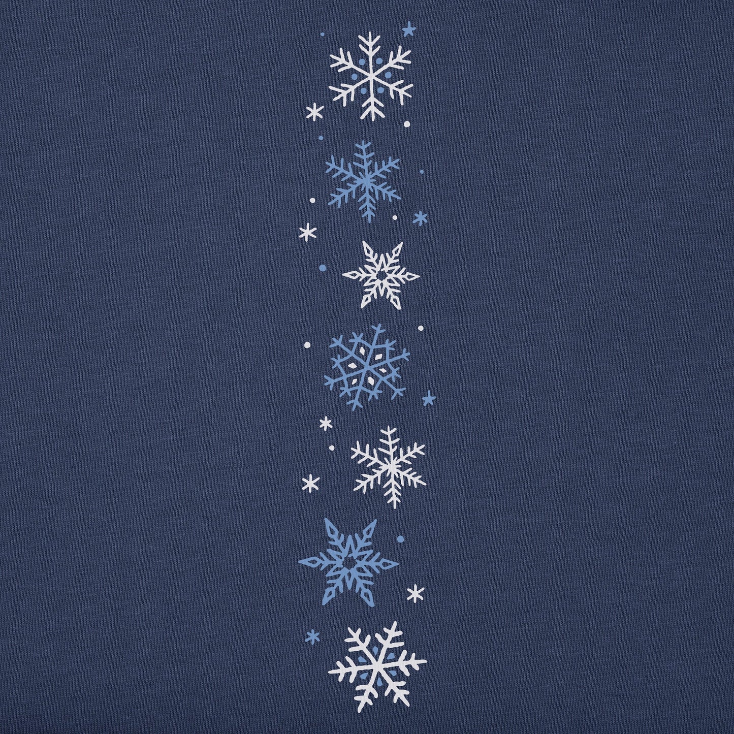 Women's Winter Snowflakes Long Sleeve Crusher Tee
