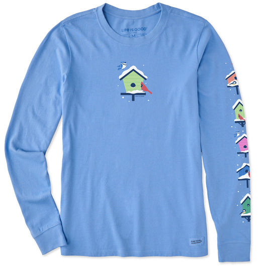 Women's Winter Birdhouse Long Sleeve Crusher Tee