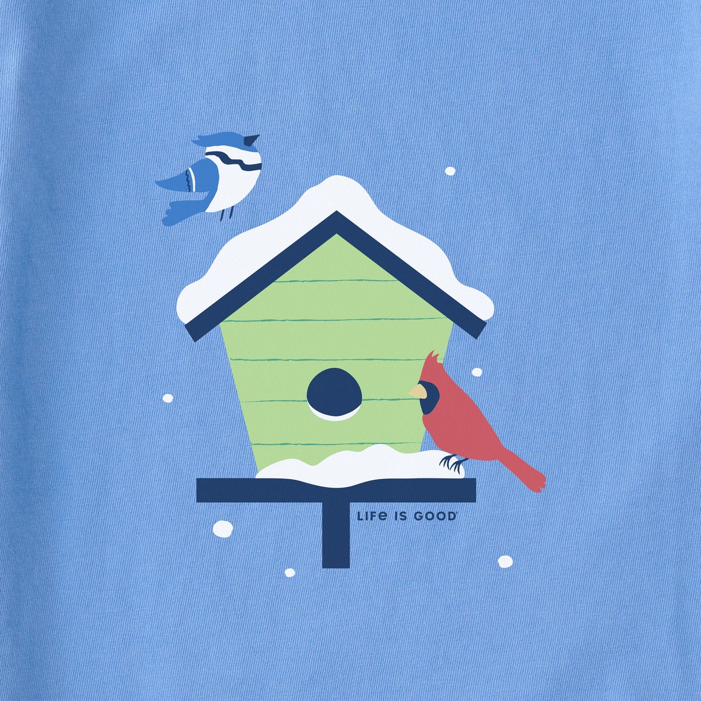Women's Winter Birdhouse Long Sleeve Crusher Tee