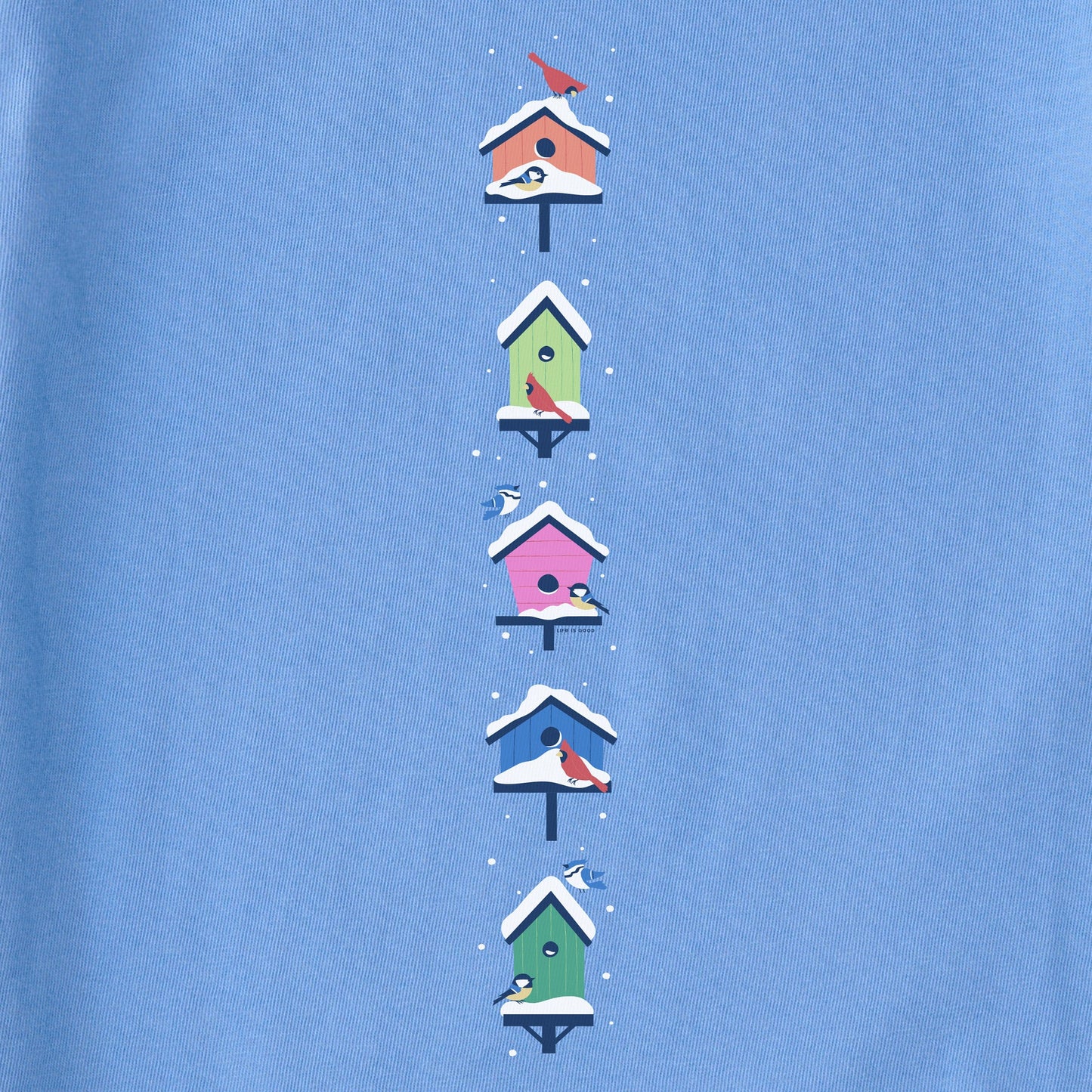 Women's Winter Birdhouse Long Sleeve Crusher Tee