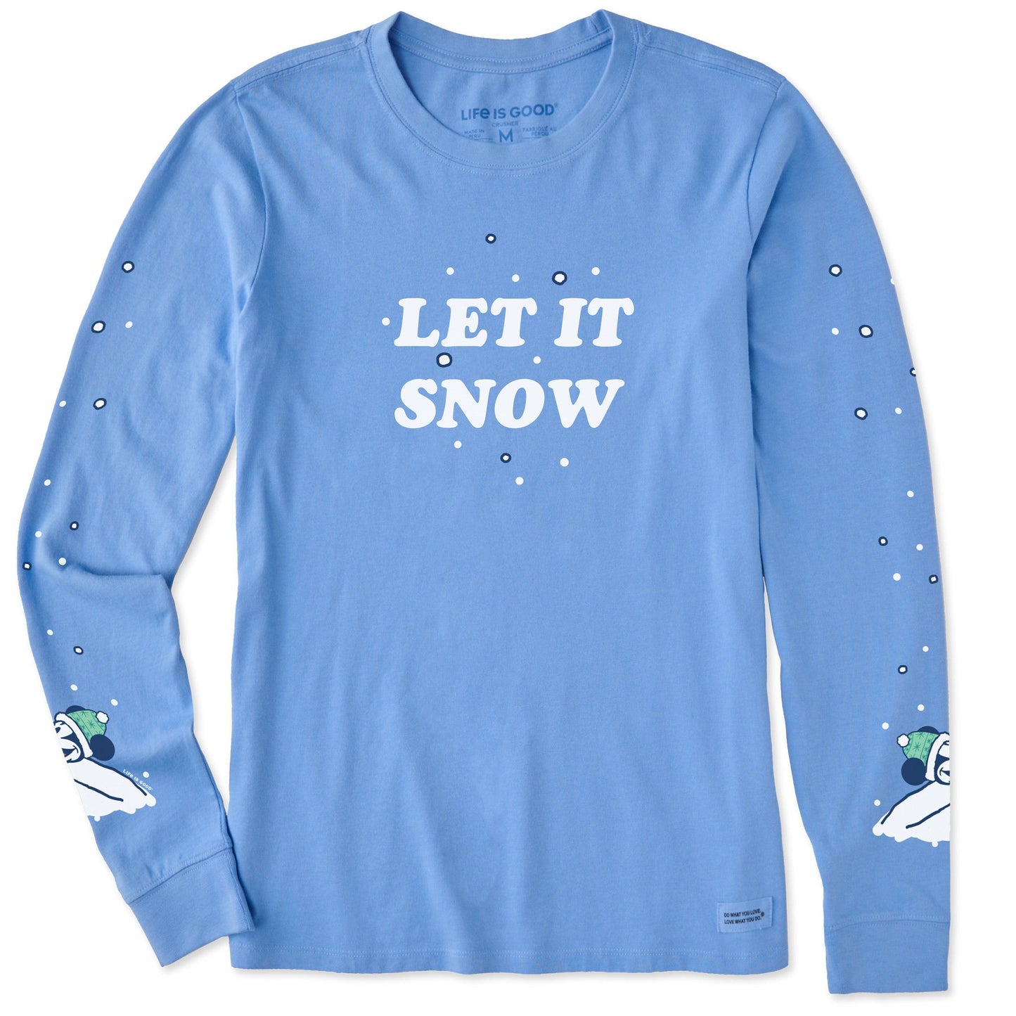 Women's Willie Let it Snow Long Sleeve Crusher Tee