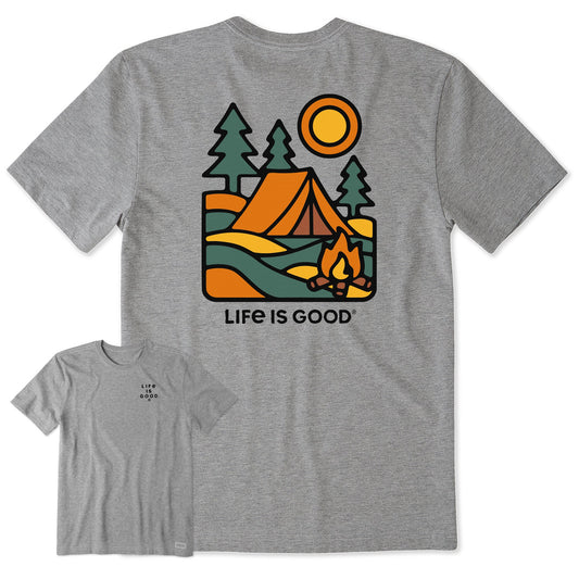 Men's Campfire Scene Short Sleeve Tee