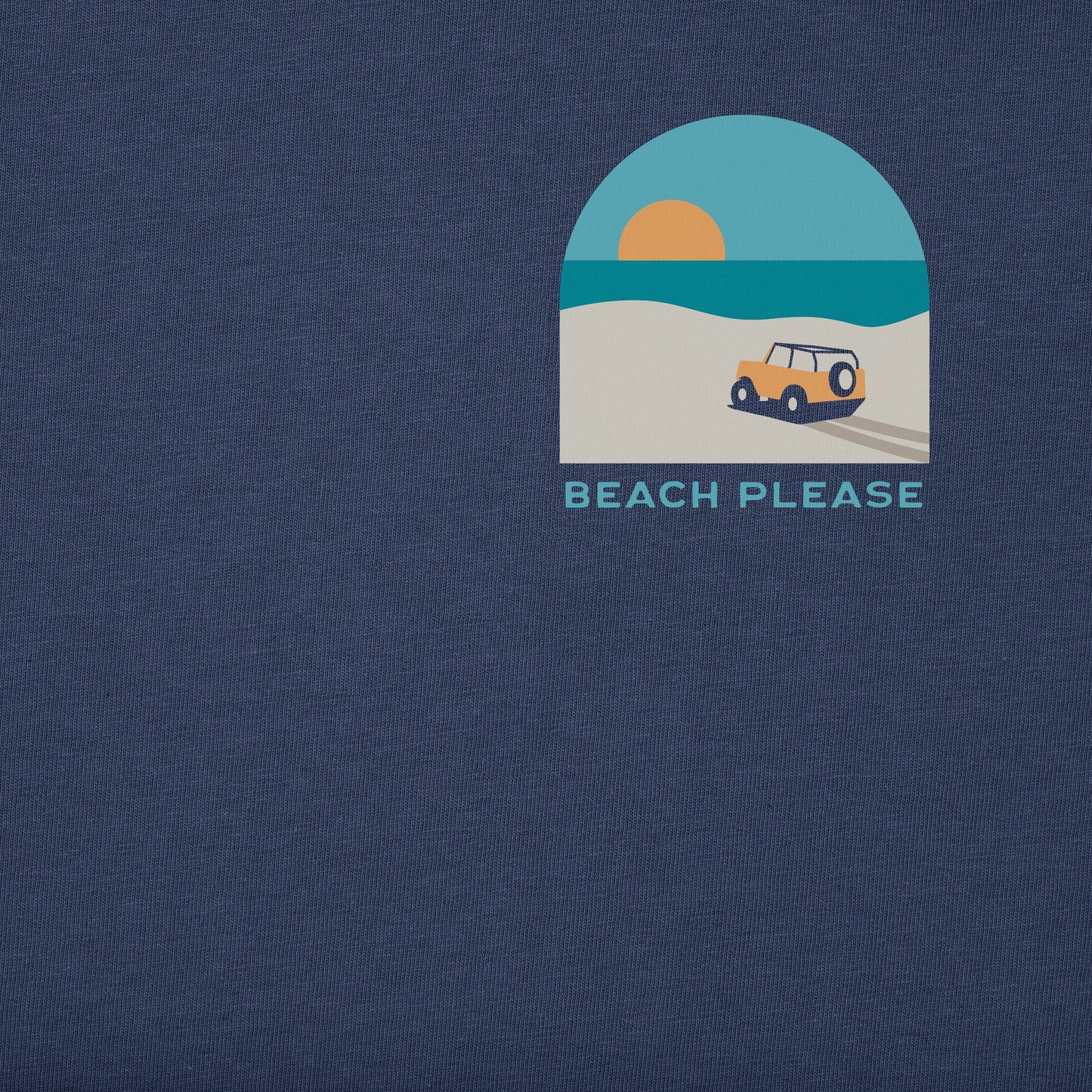 Men's Beach Please Truck Short Sleeve Tee