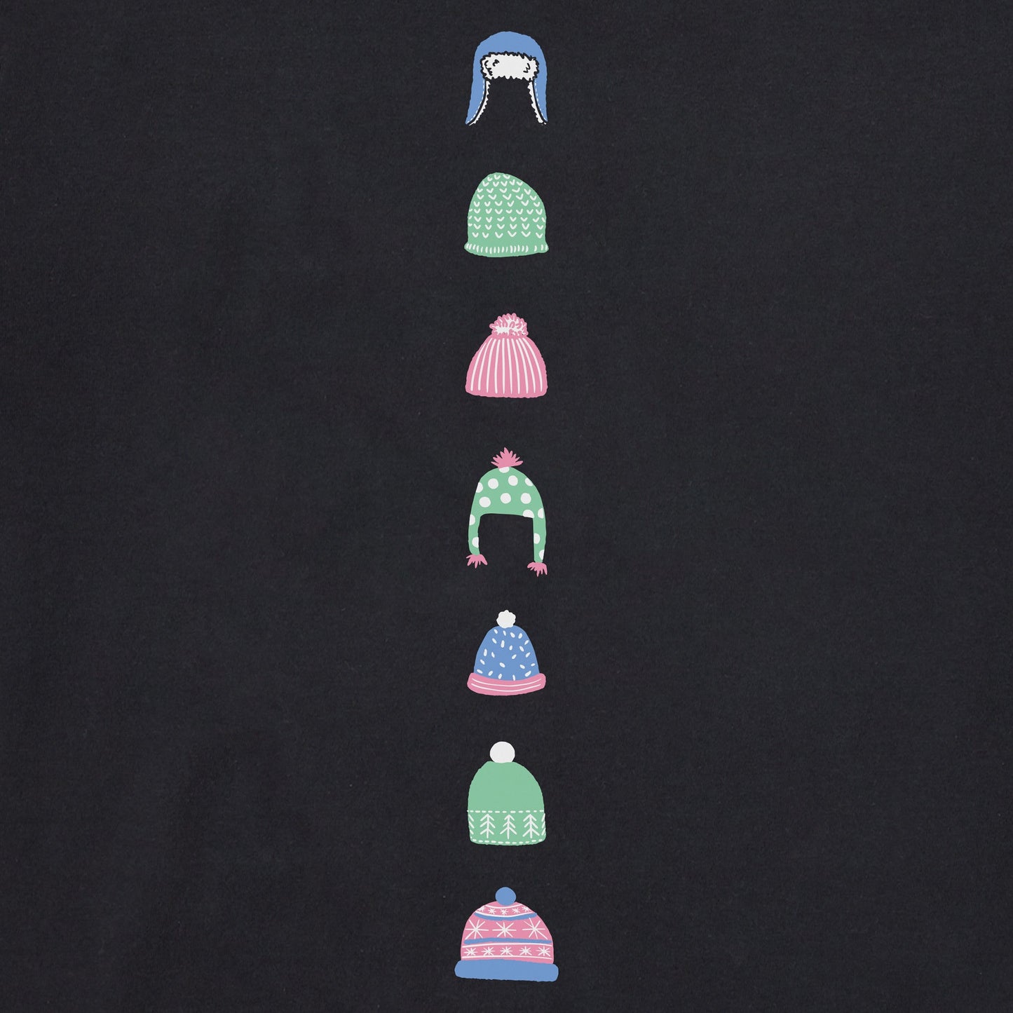 Women's Cool Beanie Hats Long Sleeve Crusher Boxy Tee