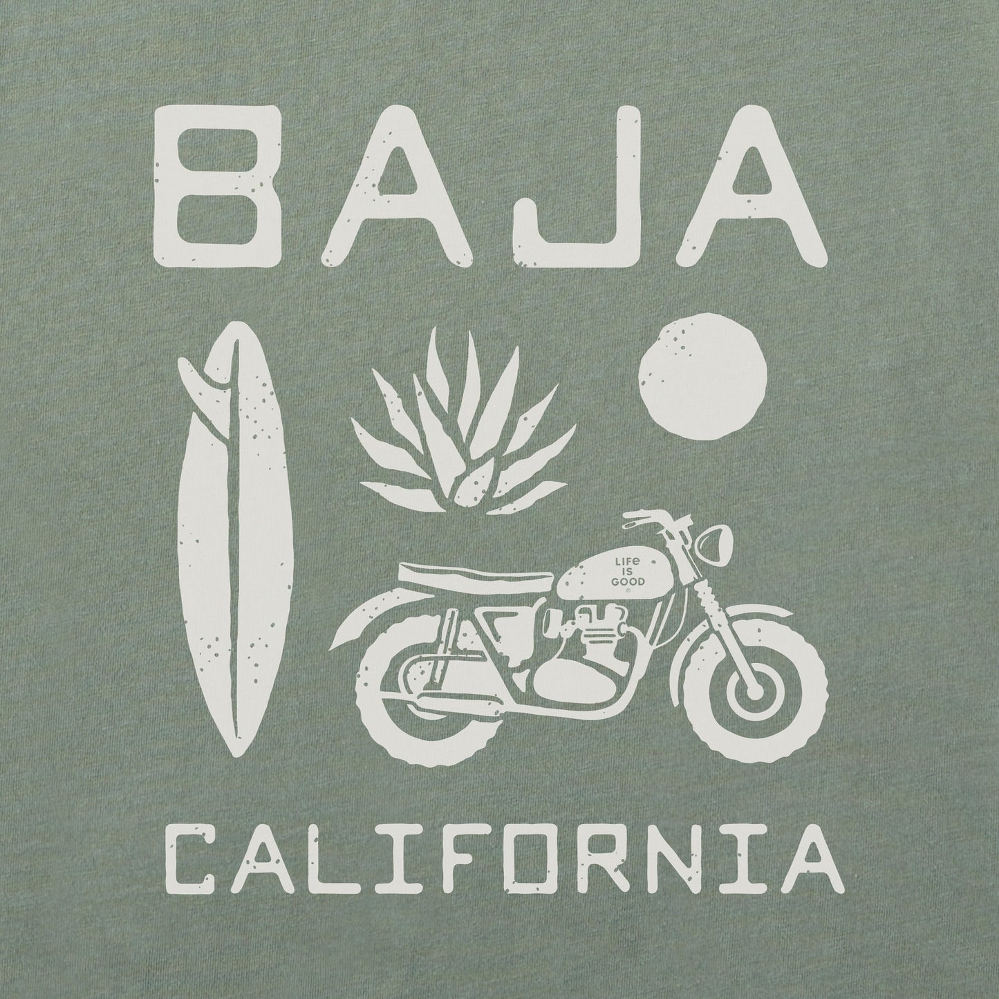 Women's Baja California Short Sleeve Crusher Boxy Tee