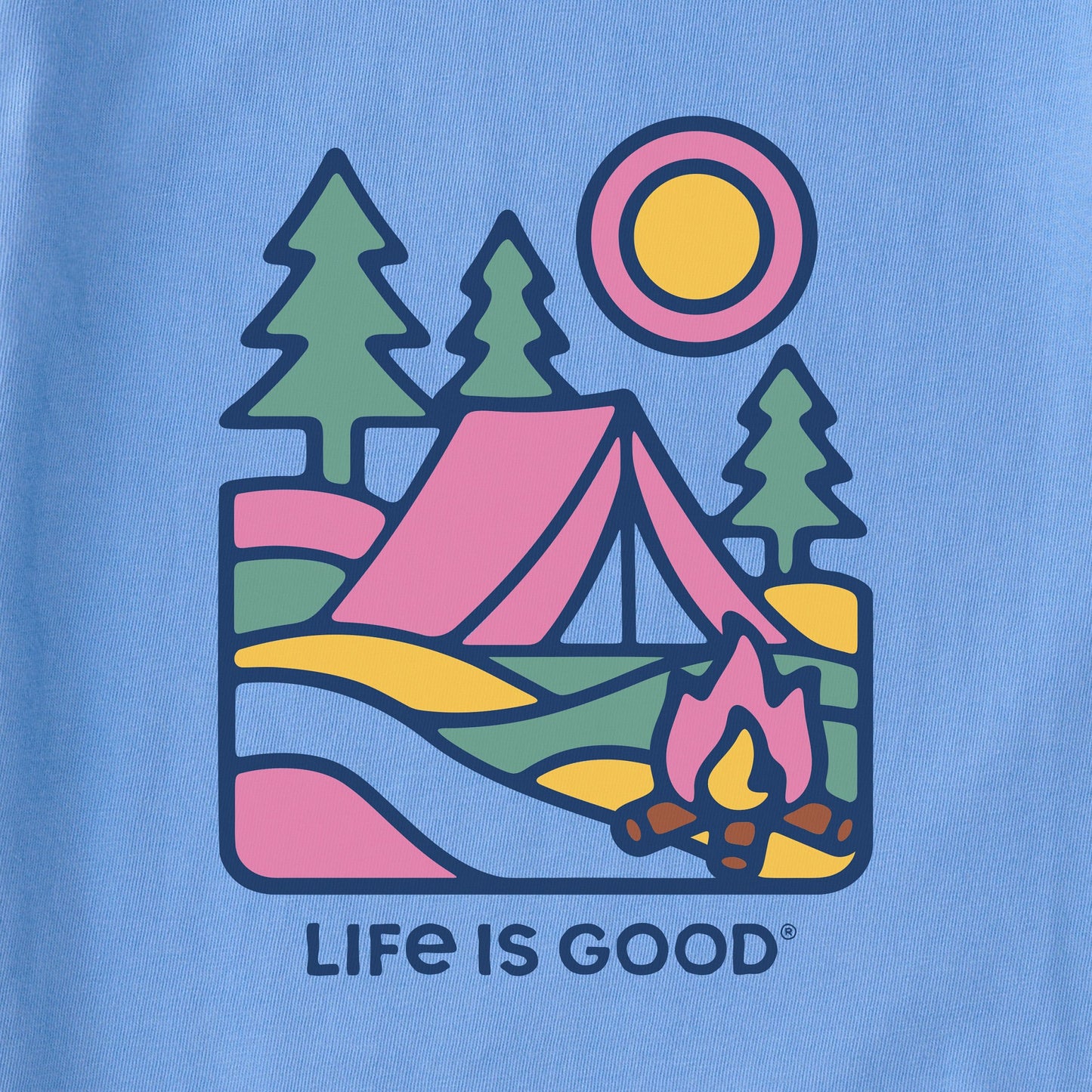 Women's Campfire Scene Short Sleeve Tee