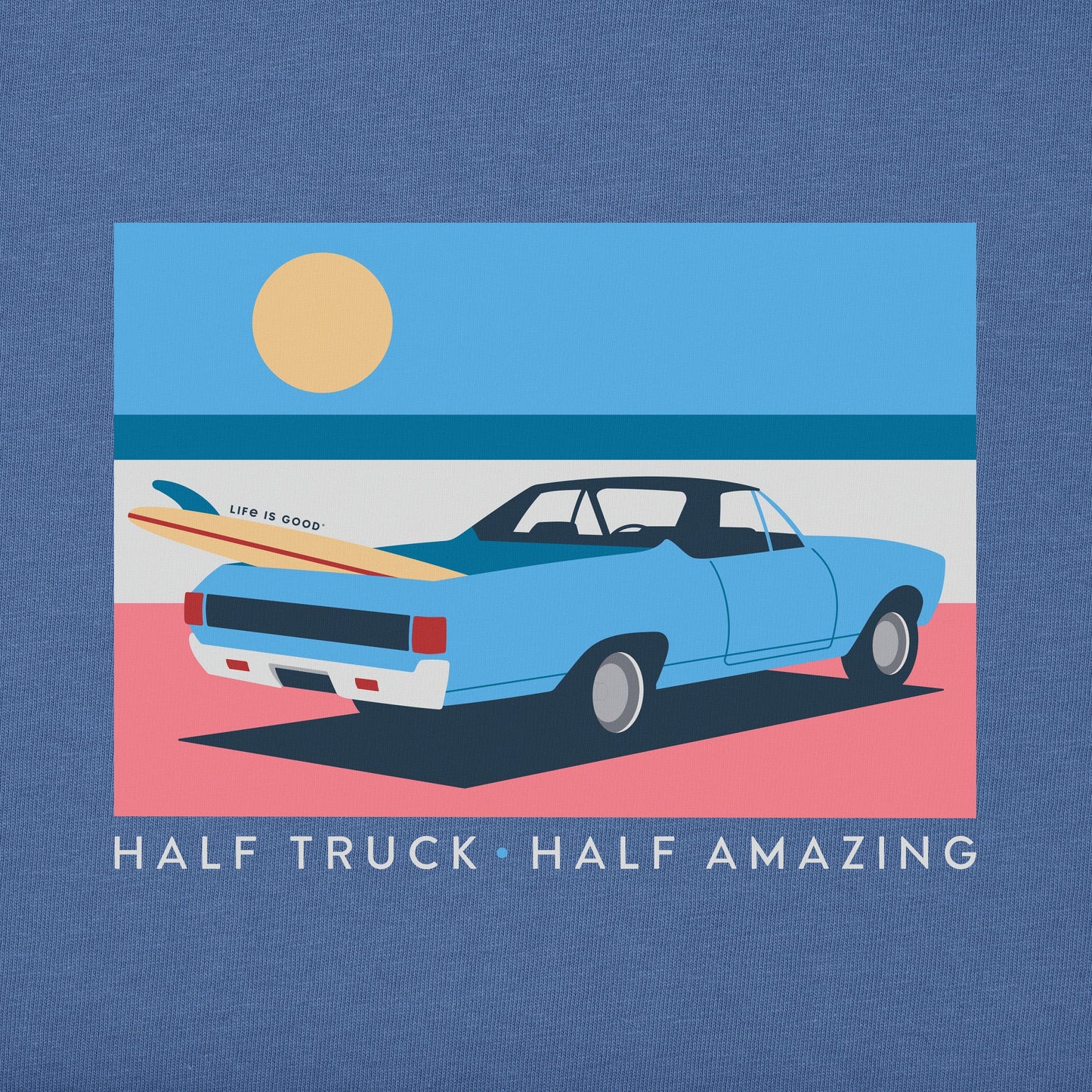 Women's Half Truck Half Amazing Short Sleeve Tee