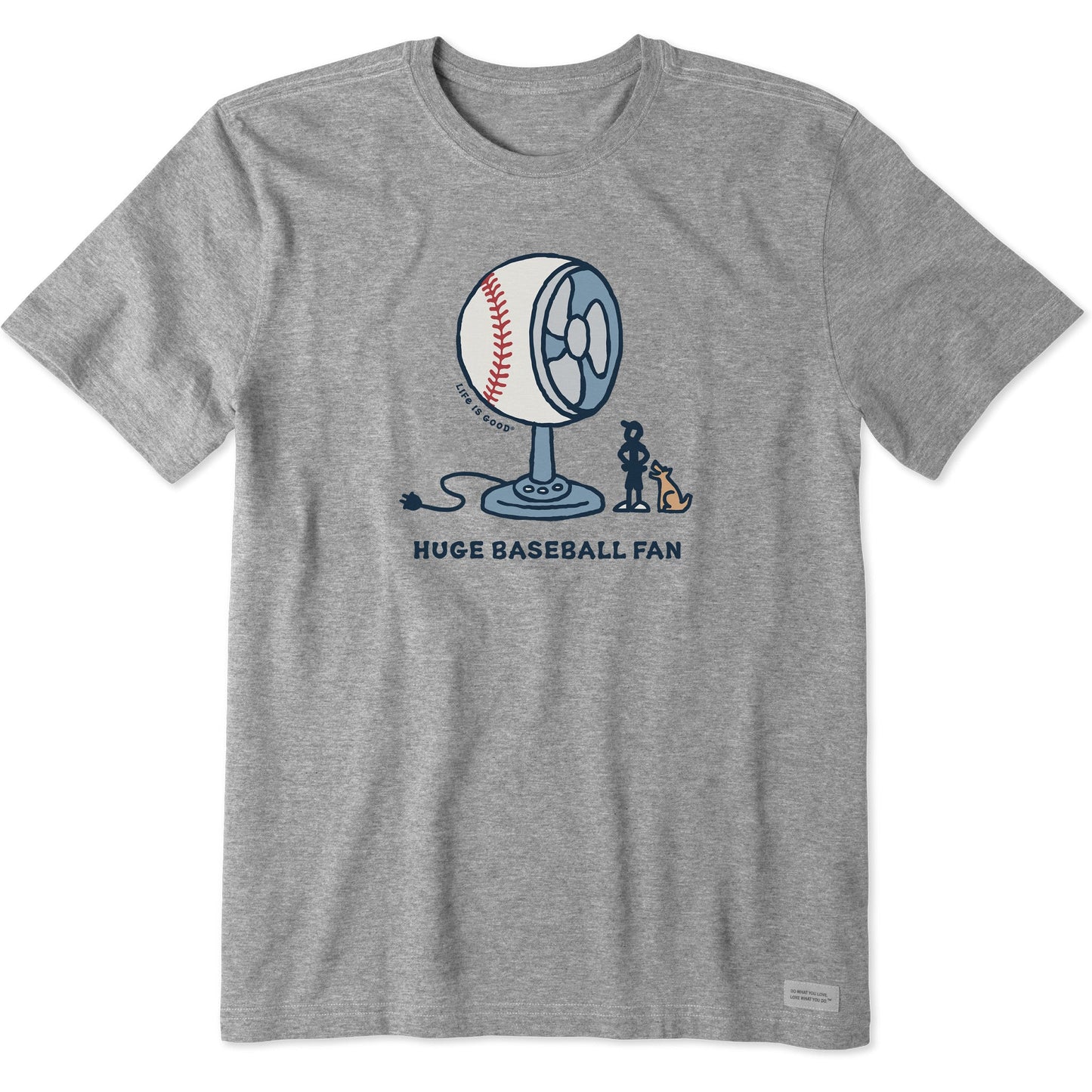 Men's Huge Baseball Fan Short Sleeve Tee