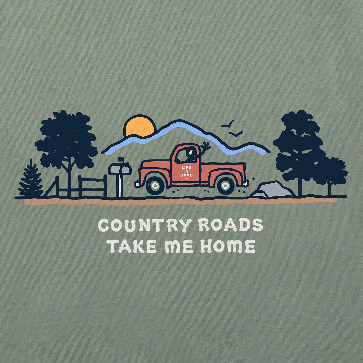 Men's Country Roads Vista Short Sleeve Tee