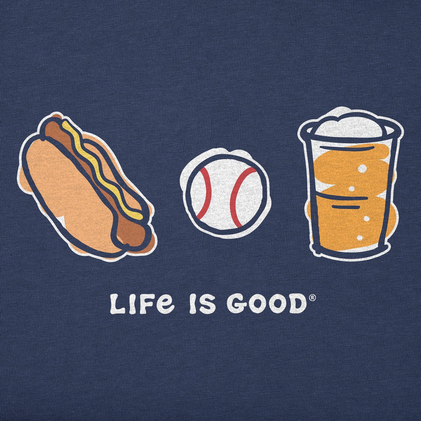 Women's Baseball Trio Short Sleeve Crusher Boxy Tee