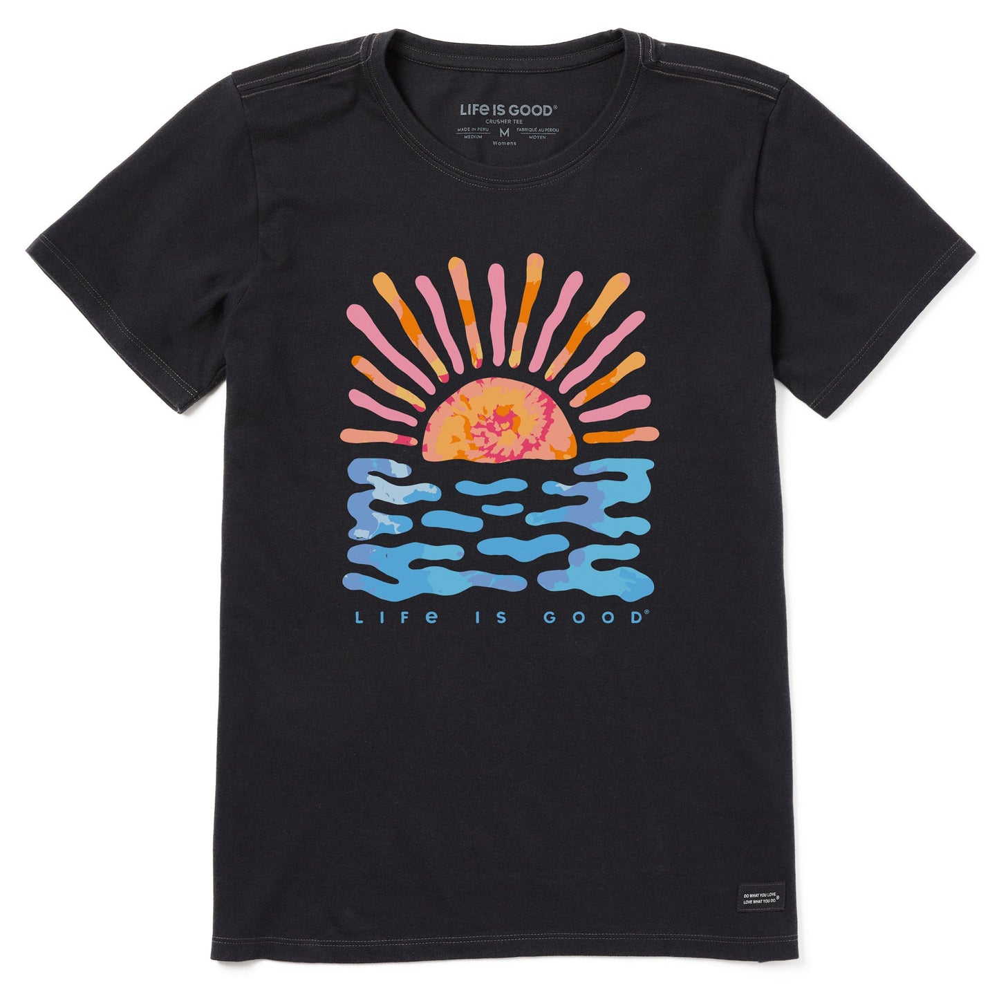 Women's Sun Water Tie Dye Short Sleeve Tee