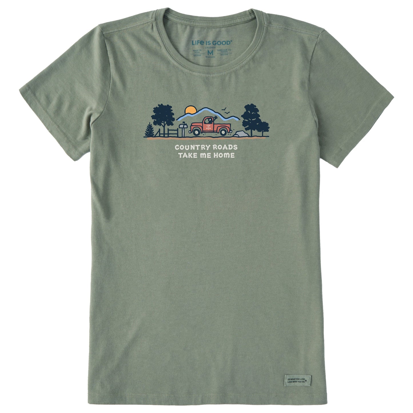 Women's Country Roads Vista Short Sleeve Crusher Tee