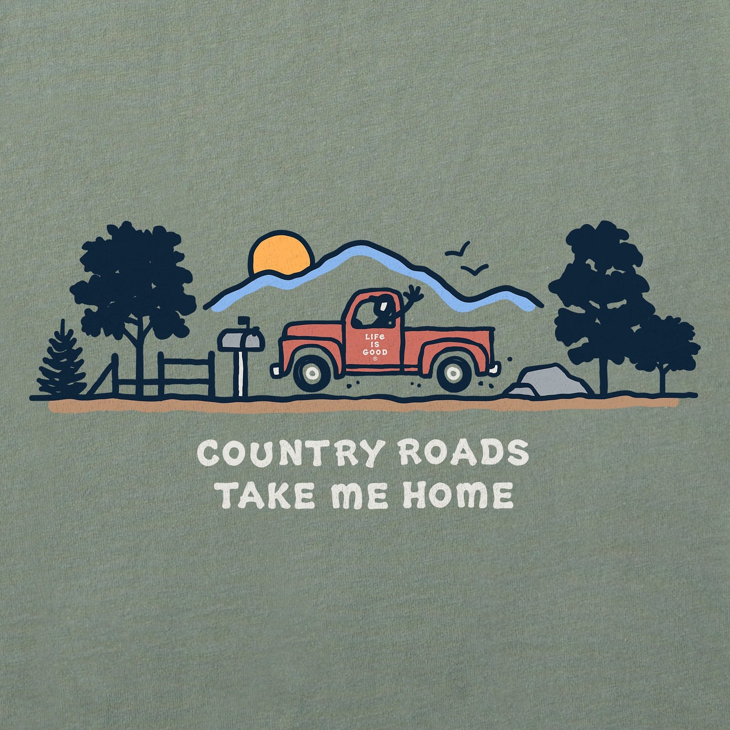 Women's Country Roads Vista Short Sleeve Crusher Tee