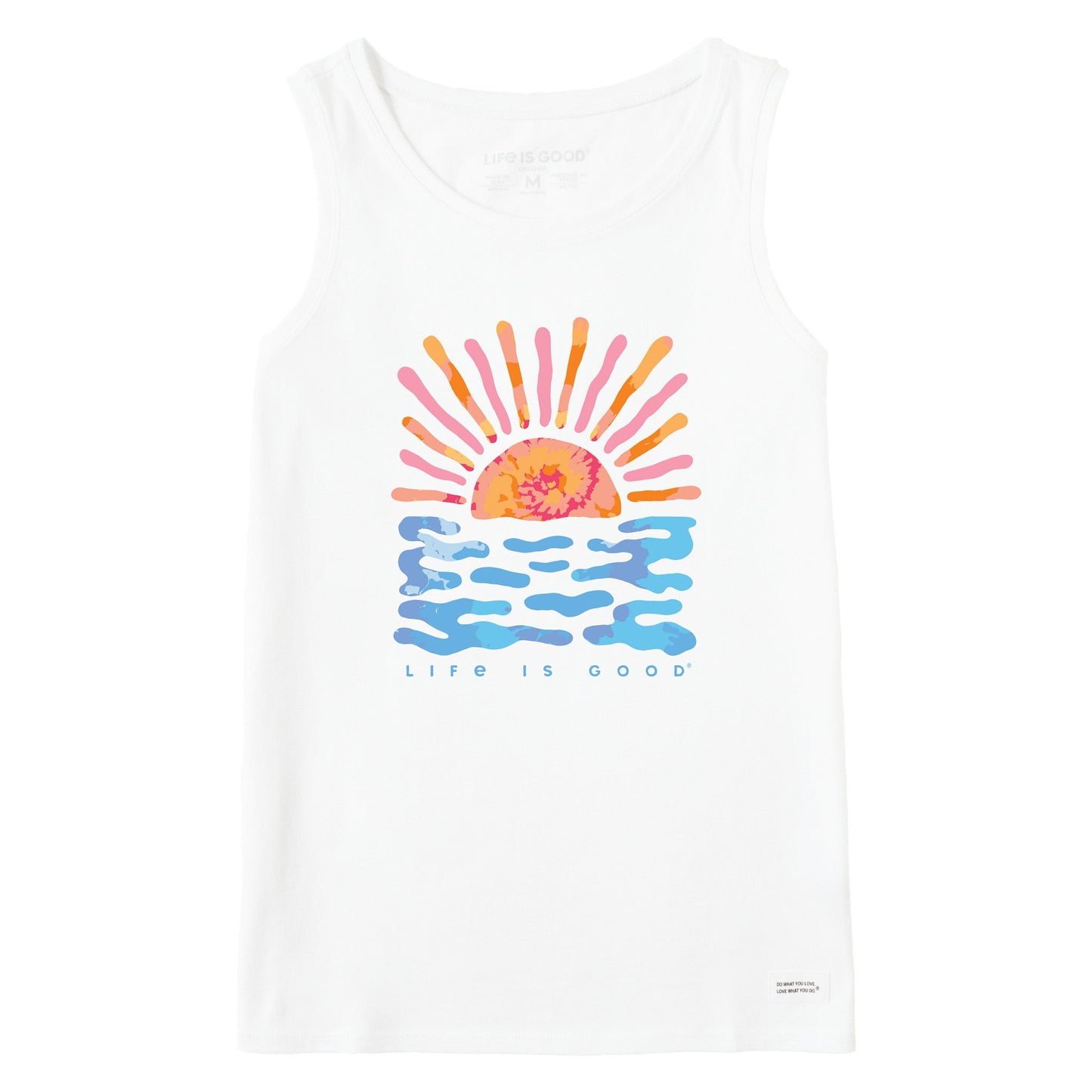 Women's Sun Water Tie Dye Crusher Tank