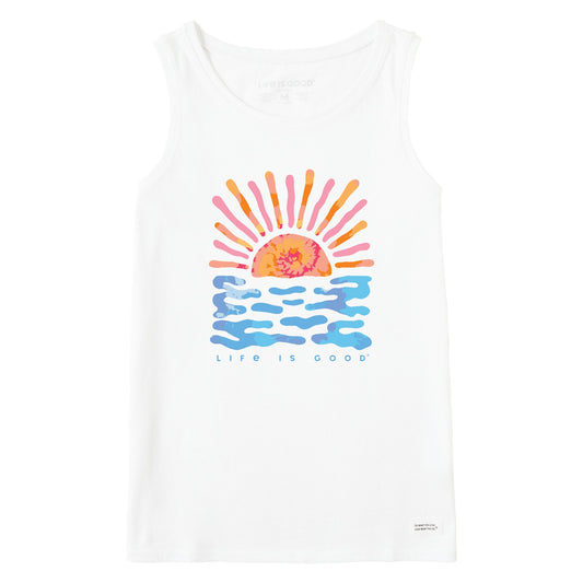 Women's Sun Water Tie Dye Crusher Tank